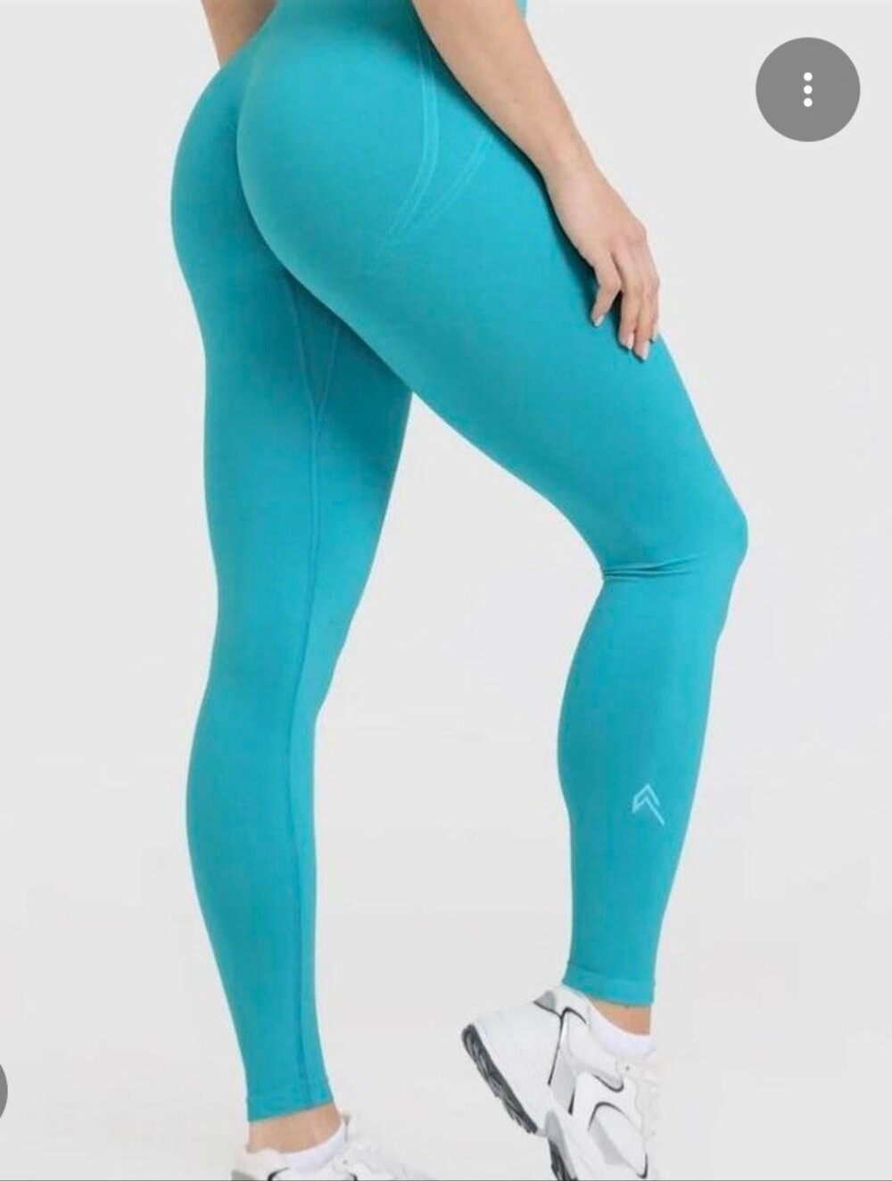 Oner Active effortless leggings aqua blue high rise regular length size medium